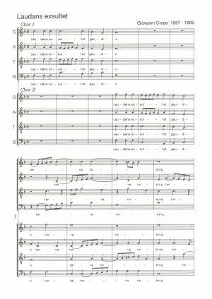 Giovanni Croce - Laudans exsultet gaudio - Image 2