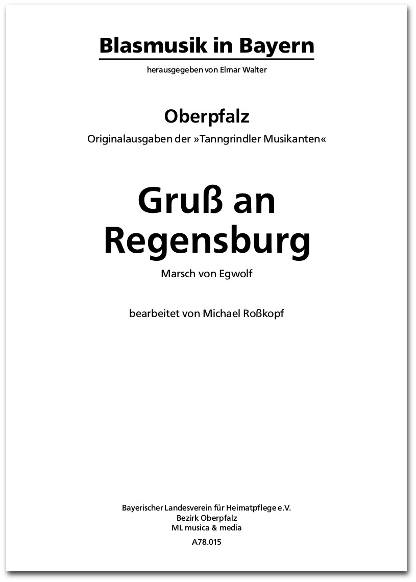 Gruß an Regensburg – <b>Druckausgabe</b>