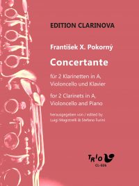 Frantisek Pokorny - Concertante für 2 Klarinetten, Violoncello und Klavier